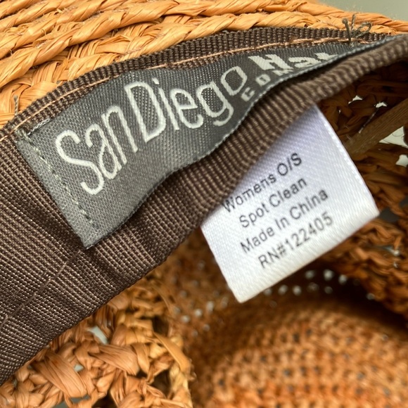 San Diego Hat company one size Stylish Woven 100% raffia Straw Hat - Picture 5 of 16